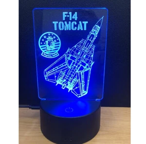 Grumman F14 Tomcat - LED Lamp, Night Light, 3d - Picture 1 of 6