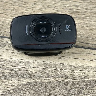 Logitech C510 Webcam 8 MP HD 720p Video Calling Clip FaceCam Black Untested - Image 1 of 4