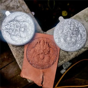 Stampo per goffratura artigianale in pelle drago 3D lega di alluminio pressa a freddo strumenti di stampaggio - Foto 1 di 8