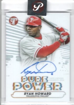 2022 Topps Pristine Baseball Pure Power Autograph Ryan Howard  PPA-RH - Image 1 of 2