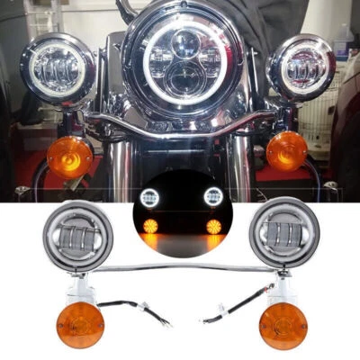 Barra de sinalização de mudança de ponto de neblina 4,5" para Honda Shadow ACE Spirit VT - Imagem 1 de 4