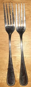 2 Pieces Of DJ Dj5 Stainless Steel Made in Korea Dinner Forks  - Picture 1 of 8