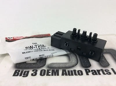Interruptor ajustador de asiento eléctrico delantero izquierdo o derecho Ford Lincoln Mercury nuevo OEM Foto 1 de 3