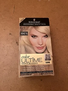 Schwarzkopf 9.3 Icy Blonde Color Ultime At Home Kit Hair Dye - Picture 1 of 5