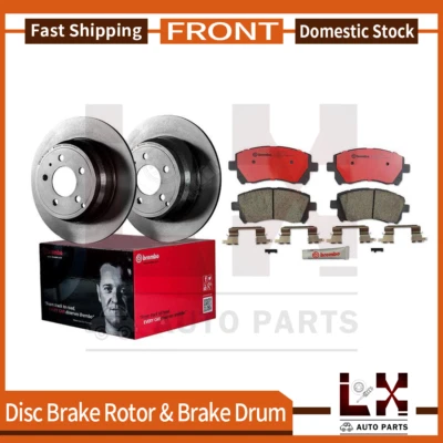 Brembo 6 Front Brake Rotor & Pad Fits 1997-2001 Subaru Legacy - Image 1 of 4