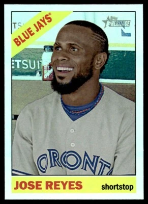 2015 Topps Heritage Chrome Rainbow Retail Jose Reyes Toronto Blue Jays #THC-464 - Image 1 of 2