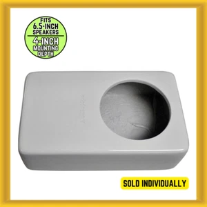 Audiopipe Marine APSW-62 GM 6.5" Fiberglass Empty Speaker Enclosure Box (White) - Picture 1 of 2