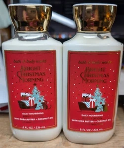 Bath & Body Works 2er-Set helle Weihnachtsmorgen-Körperlotion 8 Oz. kostenloser Versand - Bild 1 von 2