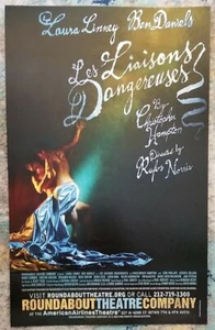 LES LIAISONS DANGEREUSES Roundabout Theatre Window Card Poster - Imagen 1 de 1