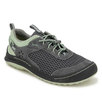 Jambu by JBU Women's Shoes Sunset Vegan Water Ready Charcoal/Mint - Size 6 (M) - Image 1 of 4