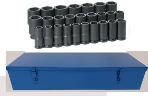 Grey Pneumatic 8026MD 3/4" Drive Deep Metric Master Impact Socket Set 19-50mm - Picture 1 of 5