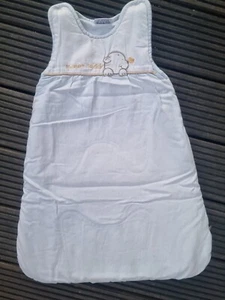 BeBe's Collection Babyschlafsack Gr. 70 hellblau/weiß  - Bild 1 von 4