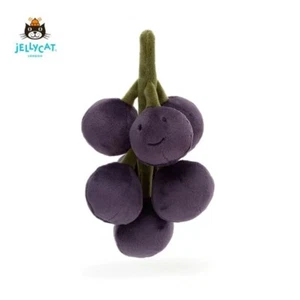 NWT Jellycat FABULOUS FRUIT GRAPES New Super Soft Plush Stuff Fruit - Picture 1 of 4