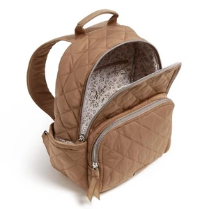 Mochila pequeña de sarga de rendimiento Vera Bradley para mujer color tostado alondra - Imagen 1 de 12
