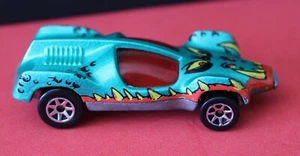Hot Wheels 1983 Ultra Hots Green Monster Teeth Fangs Diecast Car Face Loose - Picture 1 of 6