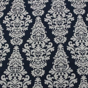 TELA MULTIUSOS PREMIER PRINTS BERLÍN AZUL MARINO DAMASCO ALGODÓN POR YARDA 54"W - Imagen 1 de 5