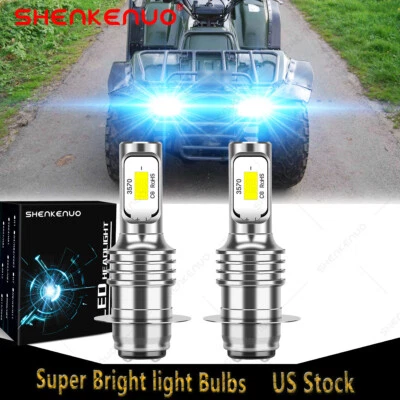 2 8000K Bombillas LED para 1989-1996 KLF300 Bayou 4x4 Kawasaki Faro EE. UU. 12V Foto 1 de 4