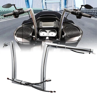 Road Glide Prewired Handlebar for Harley Touring FLTR 16-23 16" Rise 1.5" Fat  - Image 1 of 4
