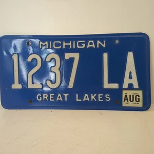 Michigan 2005 Auto Nummernschild Oldtimer Man Cave 1237 LA Wanddeko Sammler - Bild 1 von 5