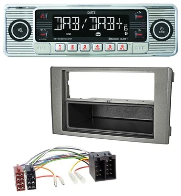 Dietz Bluetooth MP3 DAB USB Autoradio für Iveco Daily (06-14) dunkelgrau - Bild 1 von 4