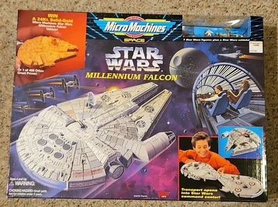 De colección 1997 Star Wars Micro Machines Halcón Milenario Juego Nuevo Caja Sellada Foto 1 de 4
