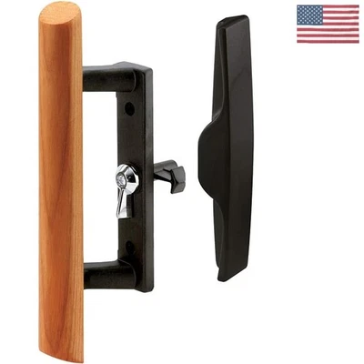 3-1/2 Inch Diecast Sliding Glass Door Handle with Internal Lock - Single Pack - Image 1 of 4