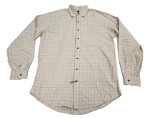 Lands End Hemd Herren groß kariert Langarm Button Down Tasche klassisch Freizeit - Bild 1 von 9