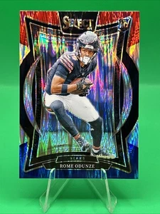 2024 Panini Select - Concourse Rome Odunze-RC-Bears #3 Tri-Color Prizm - Bild 1 von 2