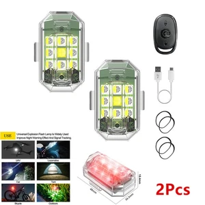 Luce stroboscopica LED alta luminosità 7 colori ricaricabile USB flash wireless - Foto 1 di 9