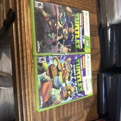 Xbox 360 Video Games Turtles 2pc Lot - Image 1 of 4