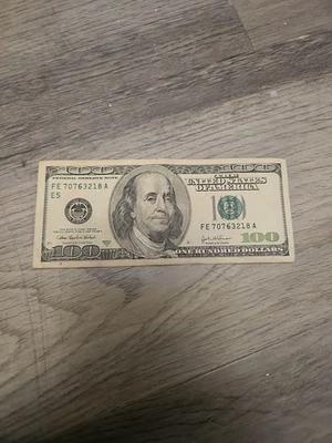 100 Dollar Bill Note 2003 A - Image 1 of 4