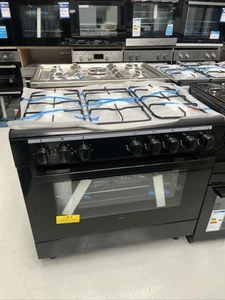 LOGIK LFTG90B18 90 cm Dual Fuel Range Cooker – Black - Picture 1 of 6