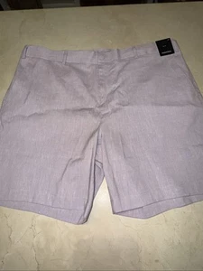 NORDSTROM BRAND MENS PURPLE LINEN SHORTS SIZE 40 $49 - Picture 1 of 10