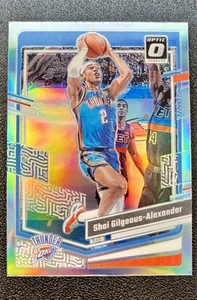2023-24 Panini Donruss Optic Silver Prizm SHAI GILGEOUS-ALEXANDER #104 Thunder - Picture 1 of 4