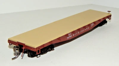 InterMountain HO #32326-03 CRI&P 42' Fish Belly Flatcar NEW #91783 RTR - Image 1 of 4