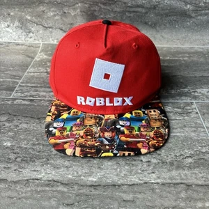 Roblox Snapback Cap Hat Youth One Size Red Gaming - Picture 1 of 7