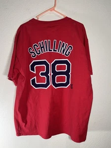 Camiseta Boston Red Sox/Curt Schilling Talla XL Marca Majestuosa - Imagen 1 de 3
