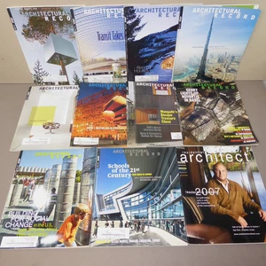 Architectural Record Magazine 2007 - 2012 Lot of 11, Interiors, Dubai, 10 Anniv - Imagen 1 de 13