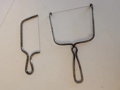(2) Vtg Kitchen / Clay Craft Cutters Metal Frames w/ Wire USED - Image 1 of 4