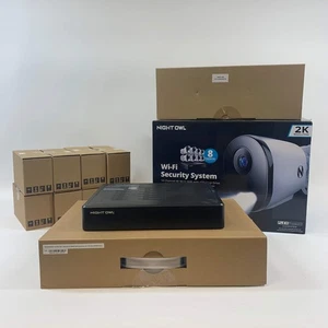 Night Owl Wifi Security System Wireless Security System BTWN81-F4-8L - Picture 1 of 7