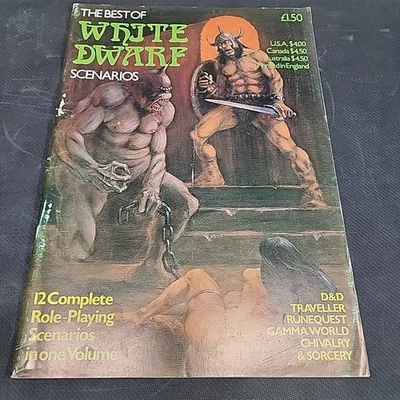 Revista White Dwarf Reino Unido 1980 The Best of Scenarios Volumen 1 I Games Workshop Foto 1 de 2
