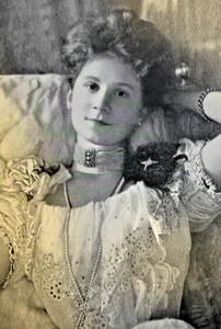 1899 Vintage Zeitschrift Illustration Marguerite Cassini Nichte des Grafen Cassini - Bild 1 von 2