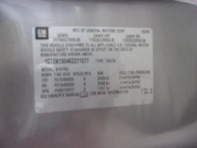 Chasis ECM doble cabina compatible con camioneta Sierra 1500 08 576491 Foto 1 de 4