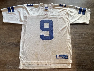 Camiseta Tony Romo Dallas Cowboys Reebok On Field NFL Auténtica Blanca Para Hombre Talla L Foto 1 de 4
