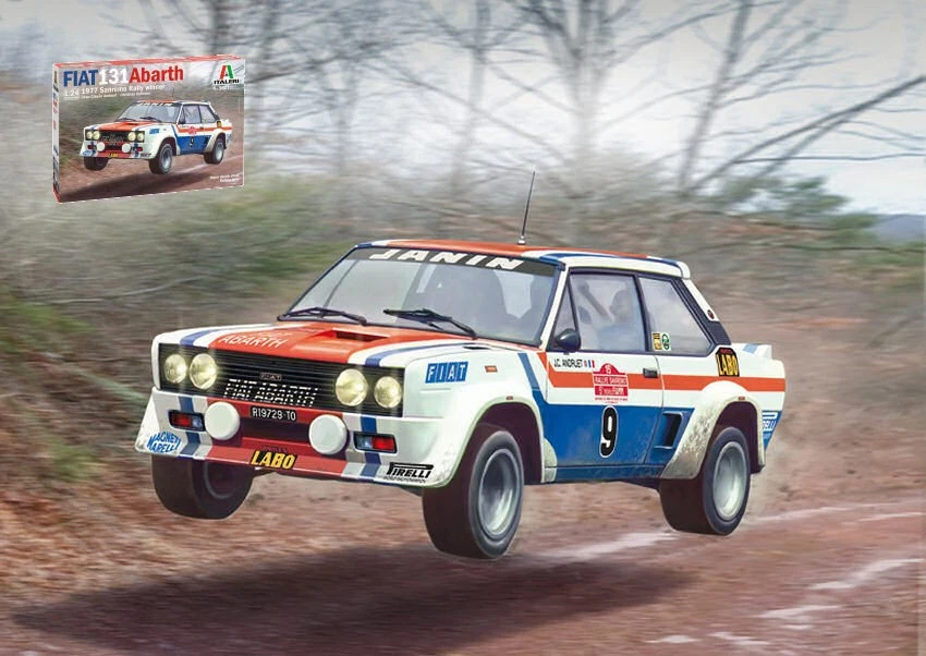 FIAT 131 ABARTH 1977 WINNER SAN REMO RALLY KIT 1:24 - Immagine 1 di 1