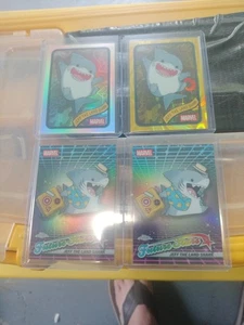 ☕️2025 TOPPS CHROME MARVEL JEFF THE LAND SHARK - Picture 1 of 5