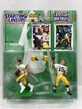 BRETT FAVRE, BART STARR - 1997 Starting Lineup-Classic Doubles-Green Bay Packers