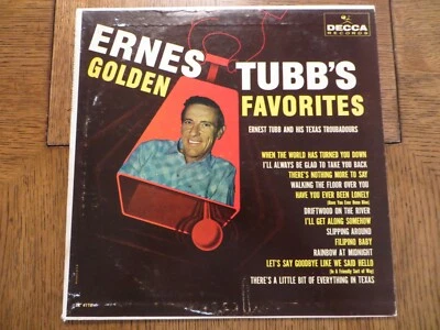 Ernest Tubb & His Texas Troubadours – Golden Favorites - 1961 Vinyl LP EX/VG+!!! - Image 1 of 4