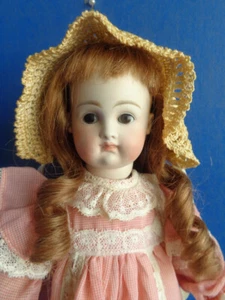 15" ANTIQUE CLOSED MOUTH DOLL- UNMARKED- GERMAN? FRENCH? BISQUE HEAD- COMPO BODY - Picture 1 of 18