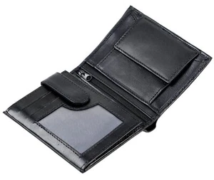 Geldbörse Portemonnaie Herren Damen Unisex Scheintasche Brieftasche Echtleder - Bild 1 von 5
